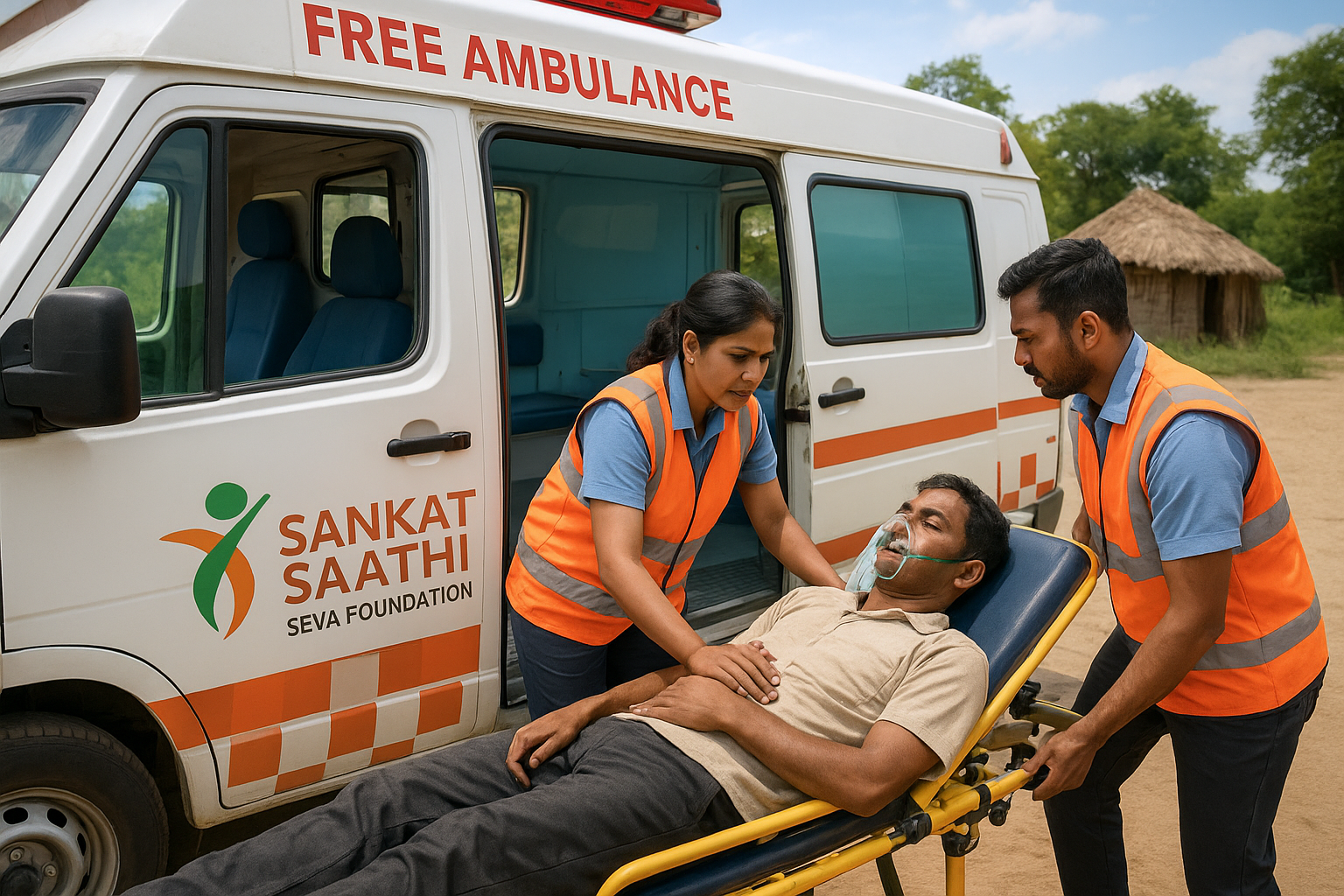 संकट साथी सेवा फाउंडेशन: जल्द ही मुफ्त एम्बुलेंस सेवा और स्वास्थ्य/शिक्षा पहलें